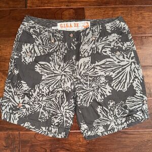Killtec G.I.G.A DX Tobago Beach Shorts Size 10‎ Beach Tropical Gray EUC